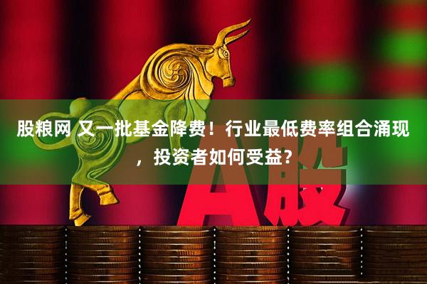 股粮网 又一批基金降费！行业最低费率组合涌现，投资者如何受益？
